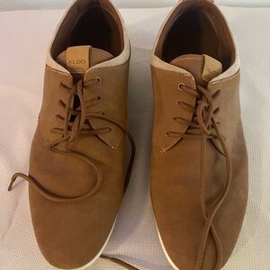 Aldo Mens Leather Suede Casual Shoes 13.5